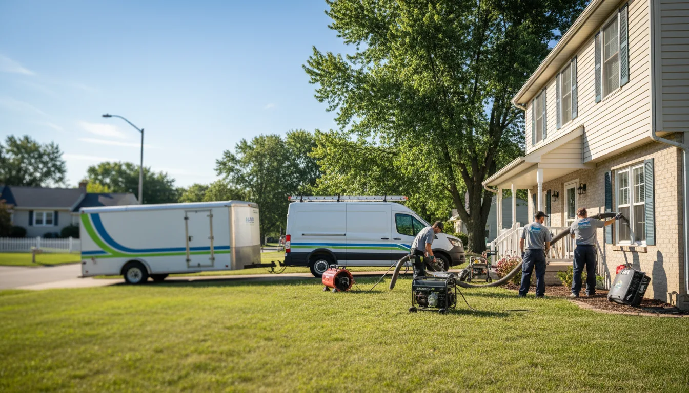 Flooded Basement Restoration And Cleanup With Repair in Fruitport, MI near me